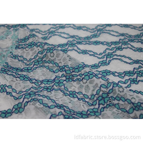 Spitzengewebe aus Nylon-Baumwolle und Polyester